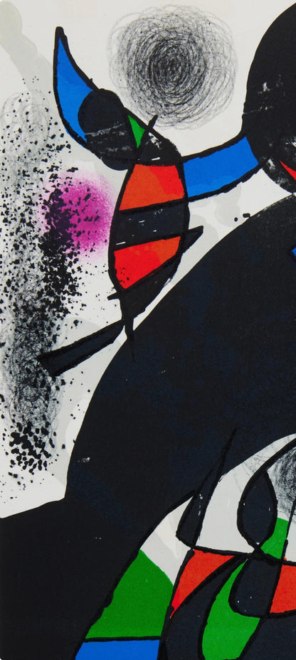 Joan Mir, Composition (Cramer 1080), San Lazzaro Et Ses Amis, Xxe Sicle, Lithograph