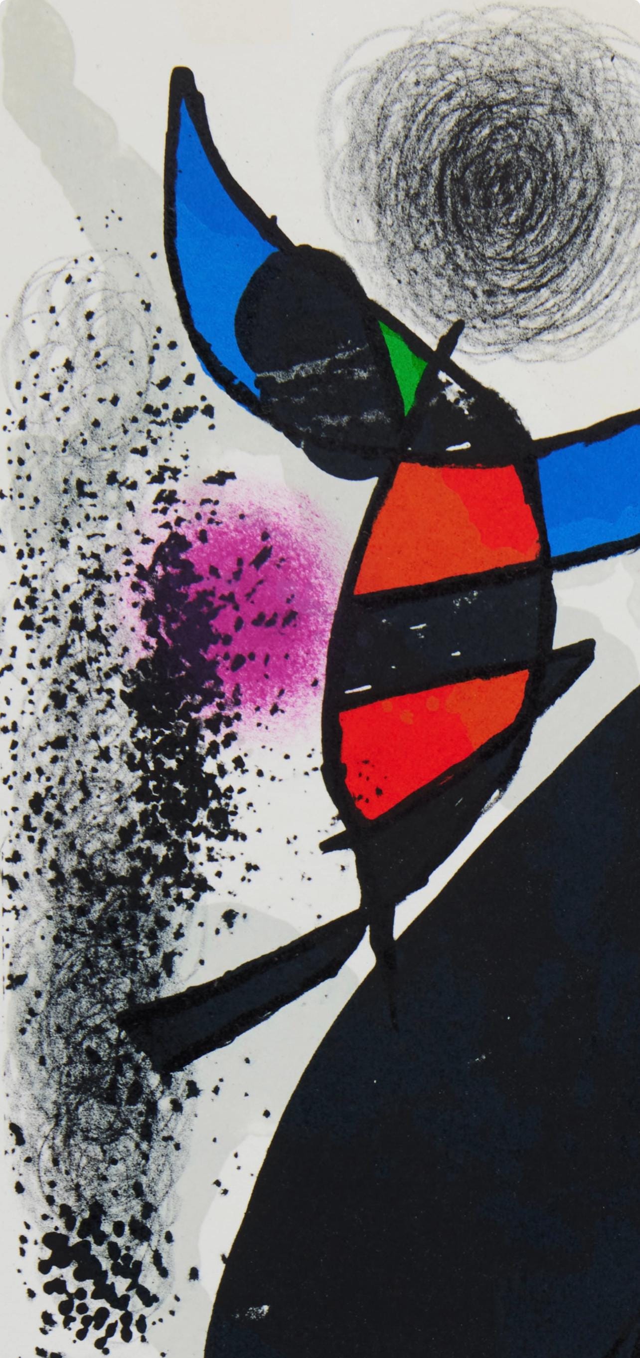 Joan Mir, Composition (Cramer 1080), San Lazzaro Et Ses Amis, Xxe Sicle, Lithograph