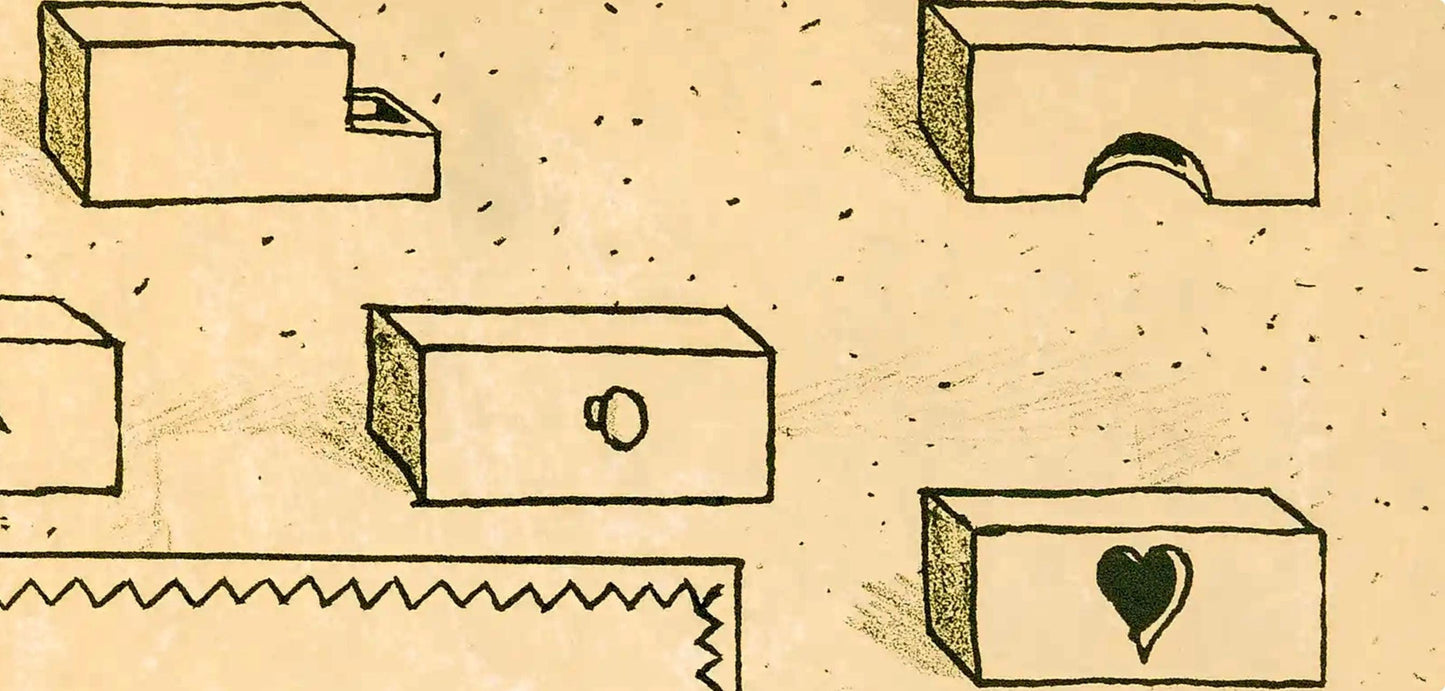 Ren Bertholo, Composition, Suites N8, Rencontres, Lithograph