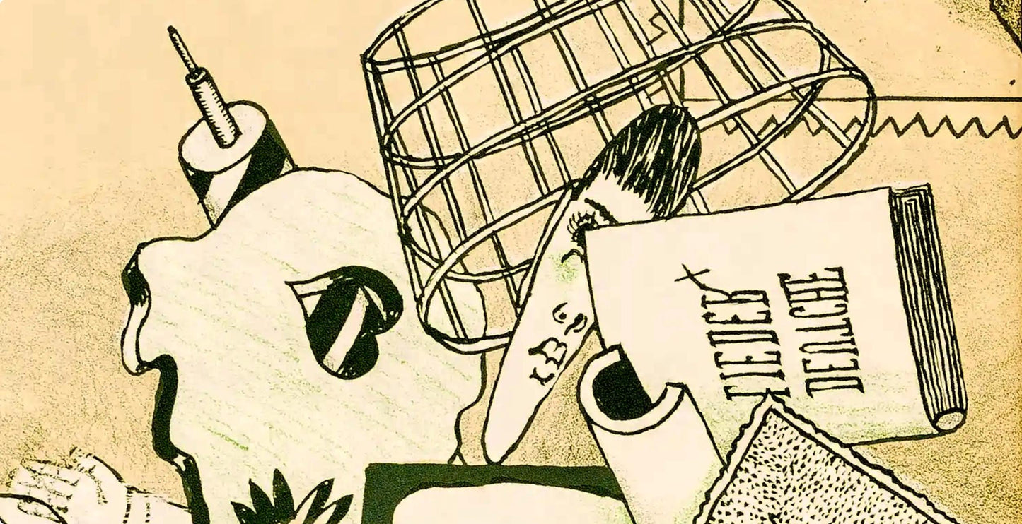 Ren Bertholo, Composition, Suites N8, Rencontres, Lithograph