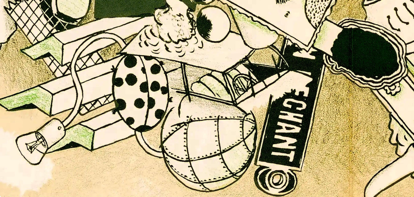 Ren Bertholo, Composition, Suites N8, Rencontres, Lithograph