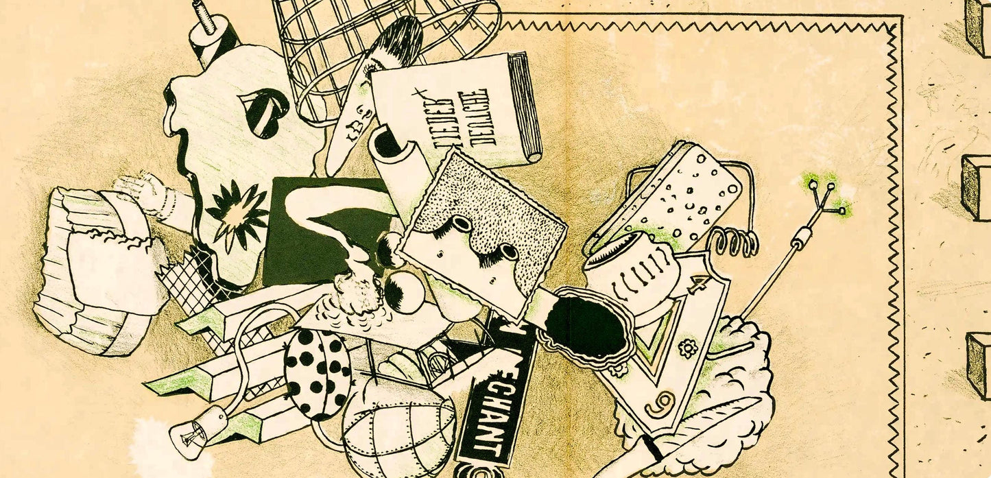 Ren Bertholo, Composition, Suites N8, Rencontres, Lithograph