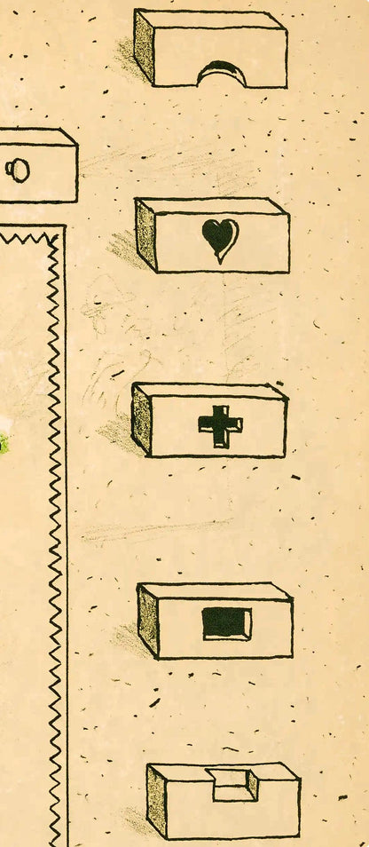 Ren Bertholo, Composition, Suites N8, Rencontres, Lithograph