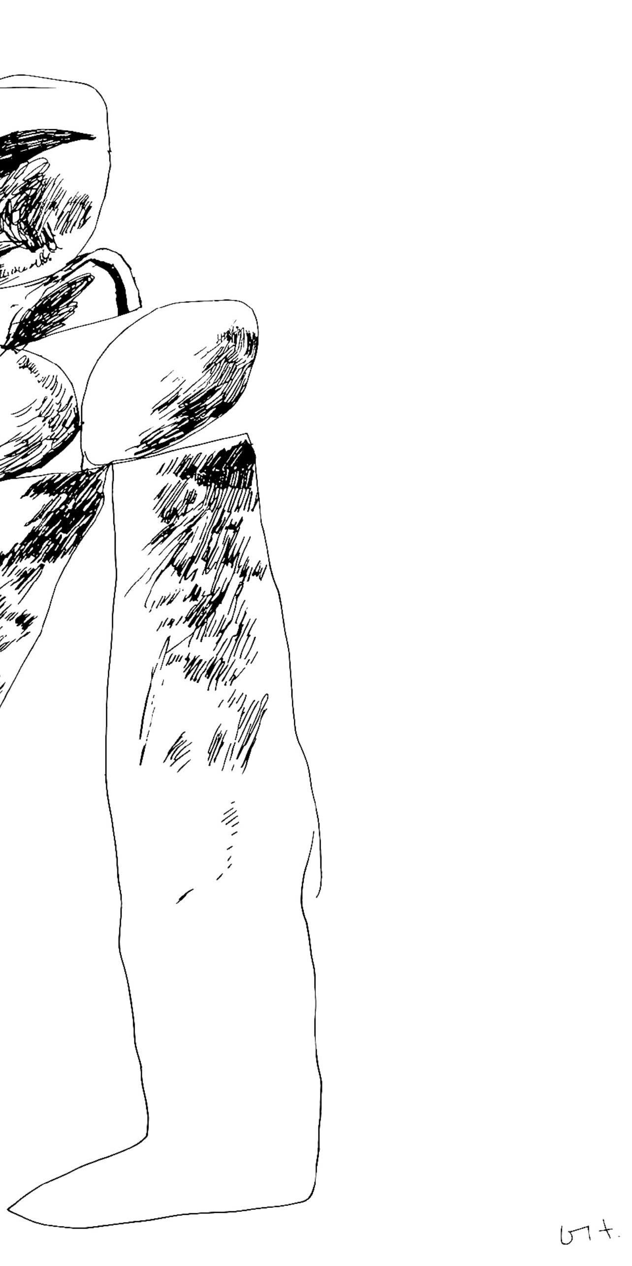 David Hockney, Man (Mikro 20), Suites N8, Rencontres, Lithograph