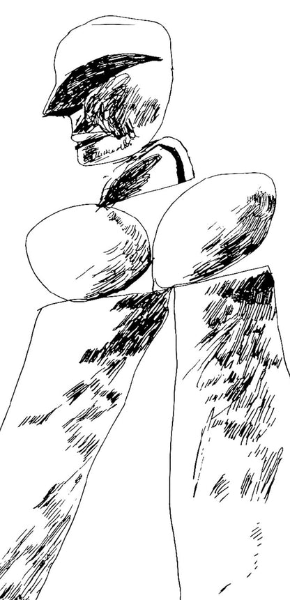 David Hockney, Man (Mikro 20), Suites N8, Rencontres, Lithograph