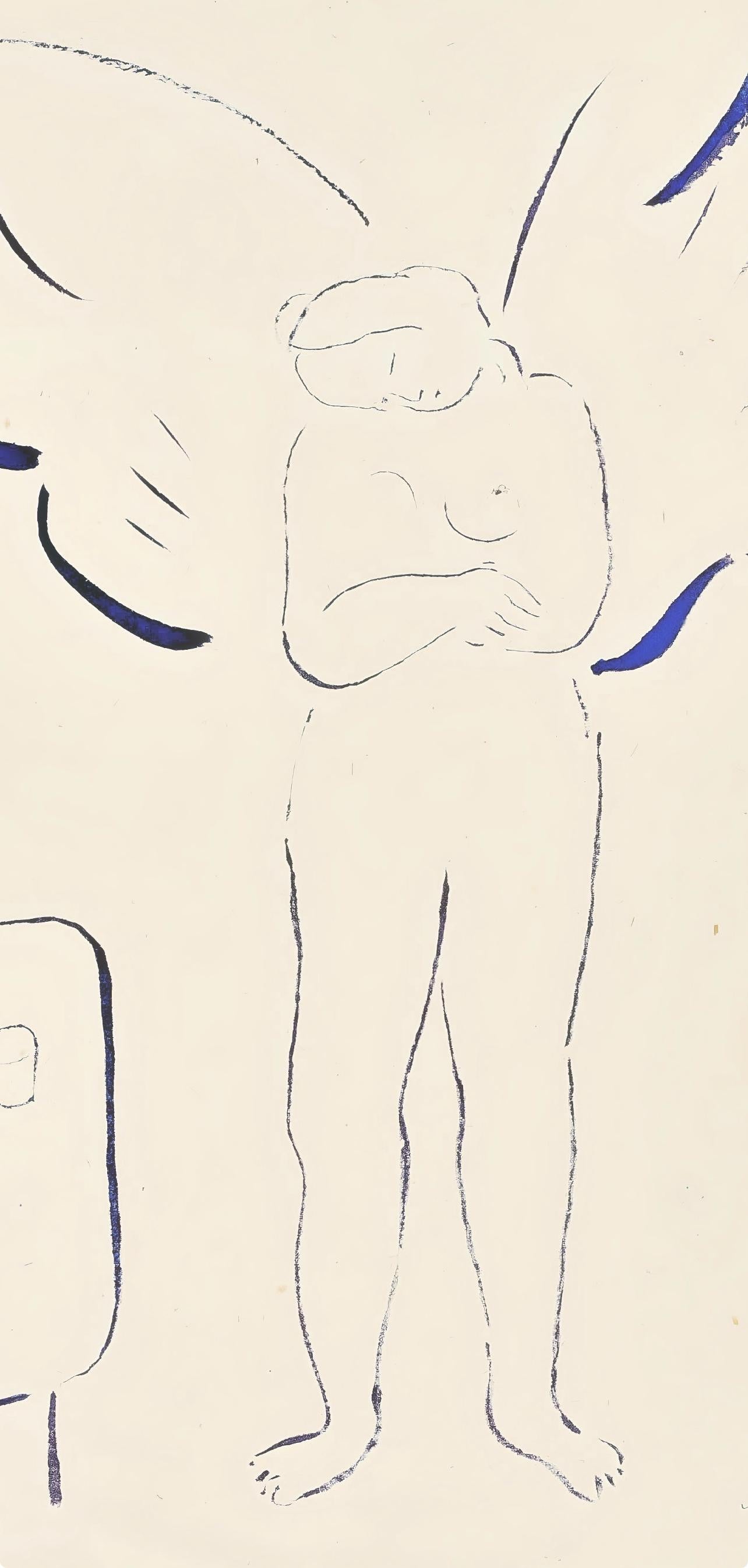 Marc Chagall, Composition, Le Dur Dsir De Durer, Lithograph