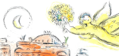 Marc Chagall, Composition (Cramer 61), Le Plafond De L'Opra De Paris, Lithograph