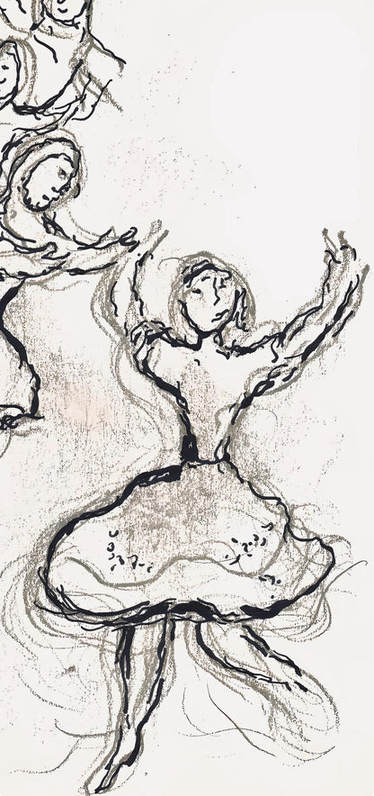 Marc Chagall, Composition (Cramer 61), Le Plafond De L'Opra De Paris, Lithograph