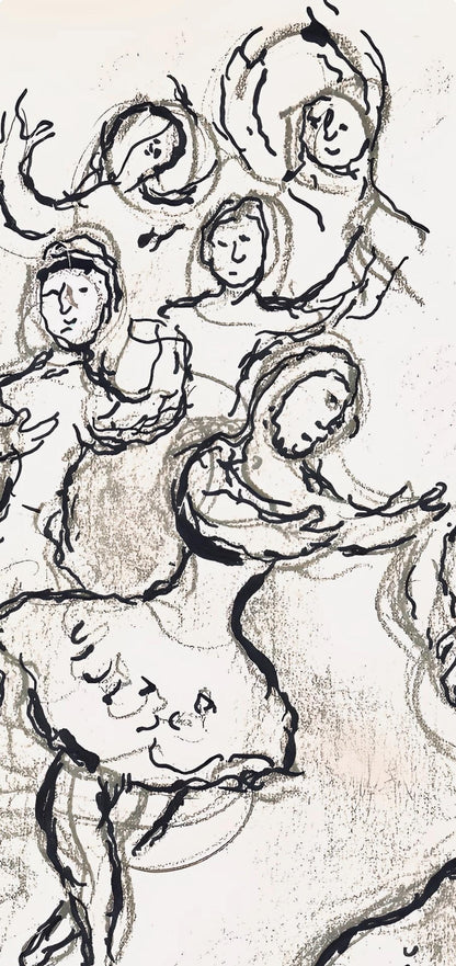 Marc Chagall, Composition (Cramer 61), Le Plafond De L'Opra De Paris, Lithograph