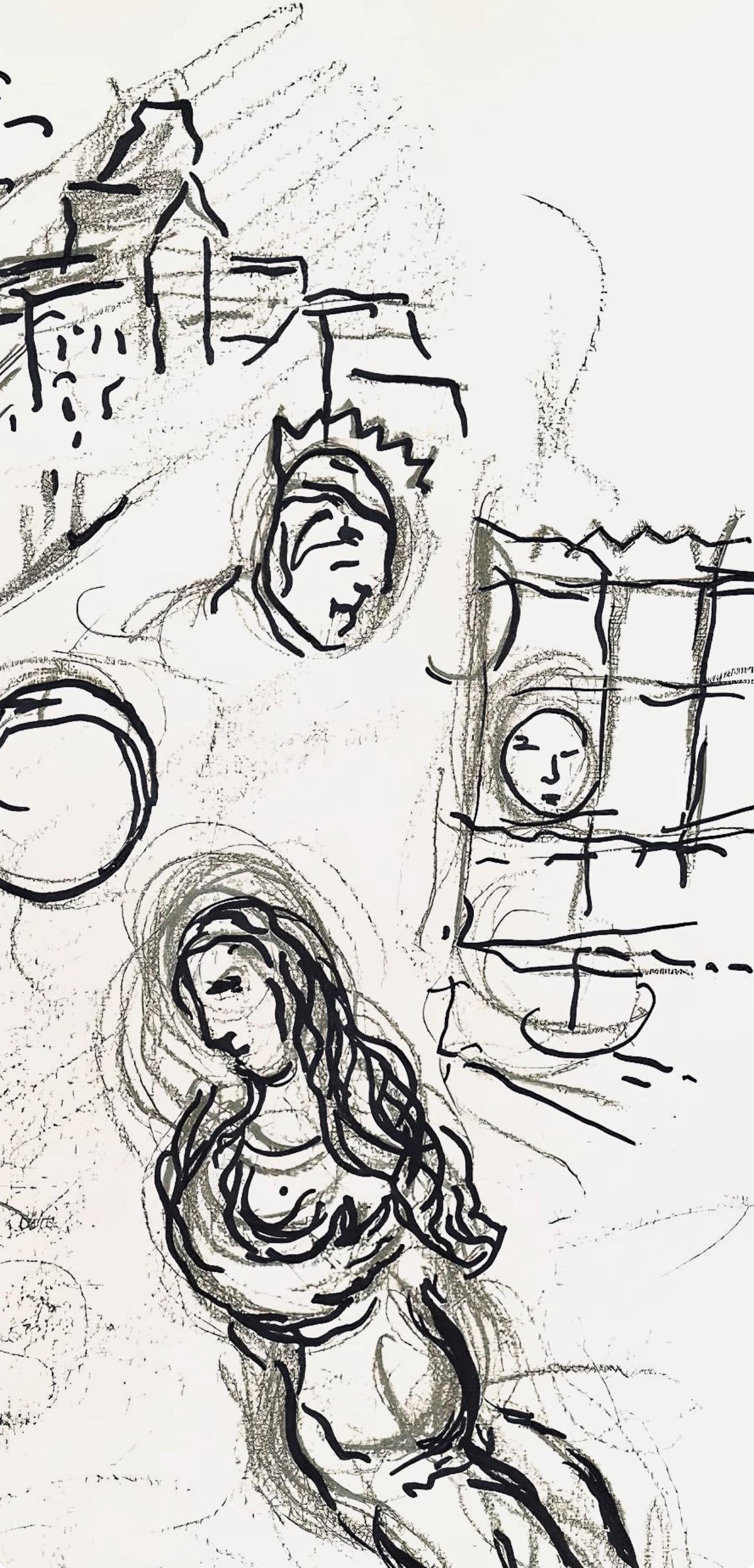 Marc Chagall, Composition (Cramer 61), Le Plafond De L'Opra De Paris, Lithograph