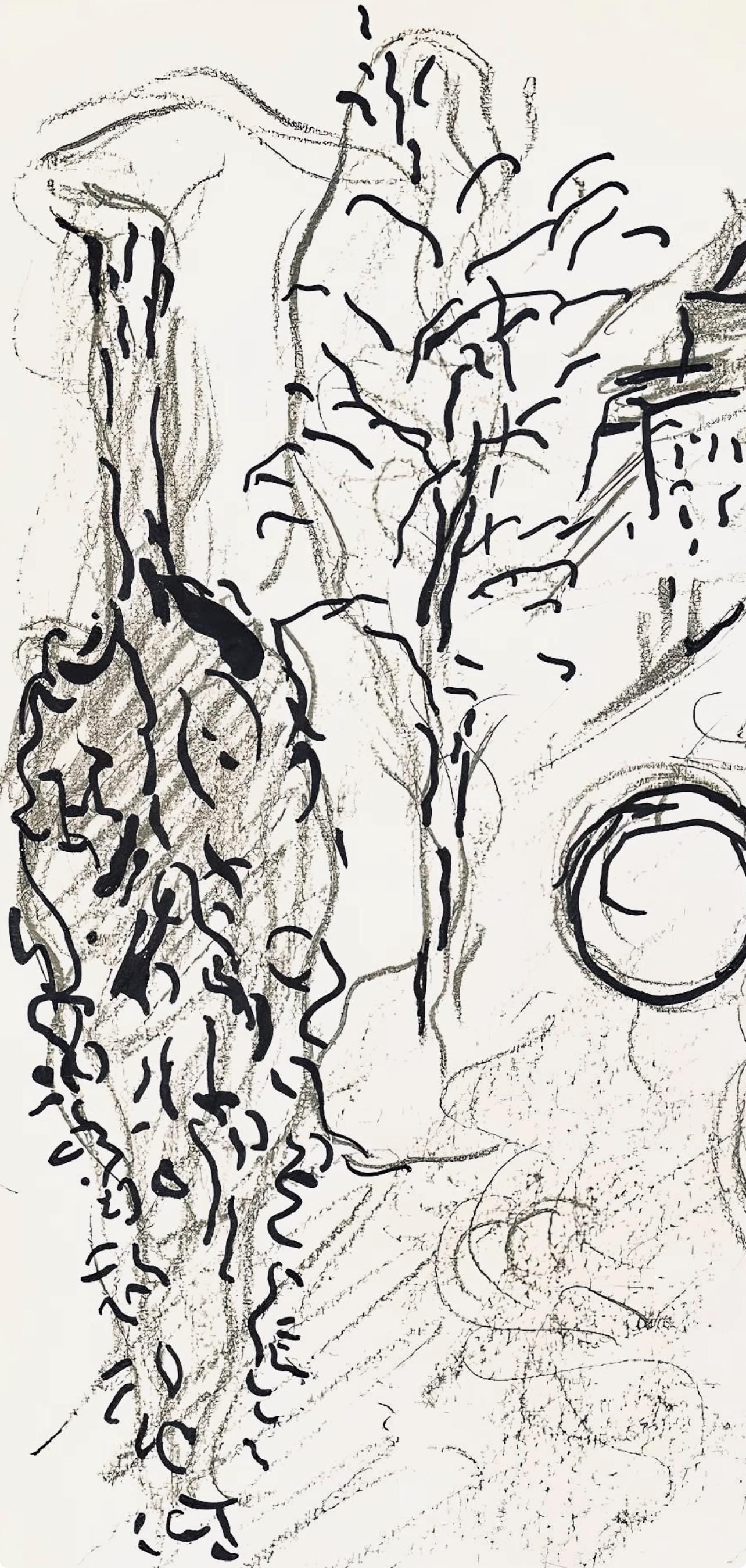 Marc Chagall, Composition (Cramer 61), Le Plafond De L'Opra De Paris, Lithograph