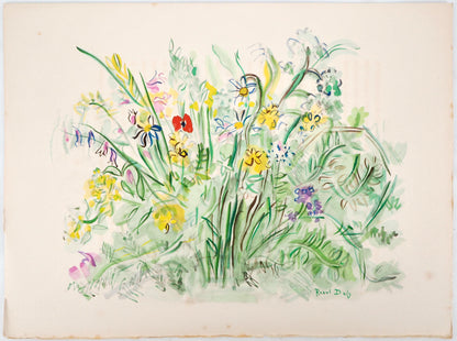 Raoul Dufy, Composition, Eaux-De-Vie, Esprit De La Fleur Et Du Fruit, Lithograph