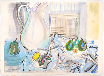 Raoul Dufy, Composition, Eaux-De-Vie, Esprit De La Fleur Et Du Fruit, Lithograph