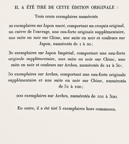 Raoul Dufy, Composition, Eaux-De-Vie, Esprit De La Fleur Et Du Fruit, Lithograph