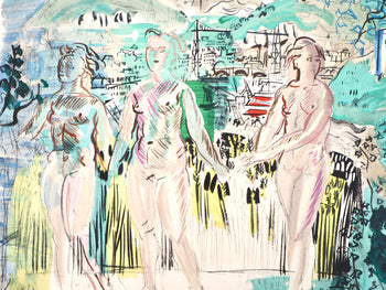 Raoul Dufy, Composition, Eaux-De-Vie, Esprit De La Fleur Et Du Fruit, Lithograph