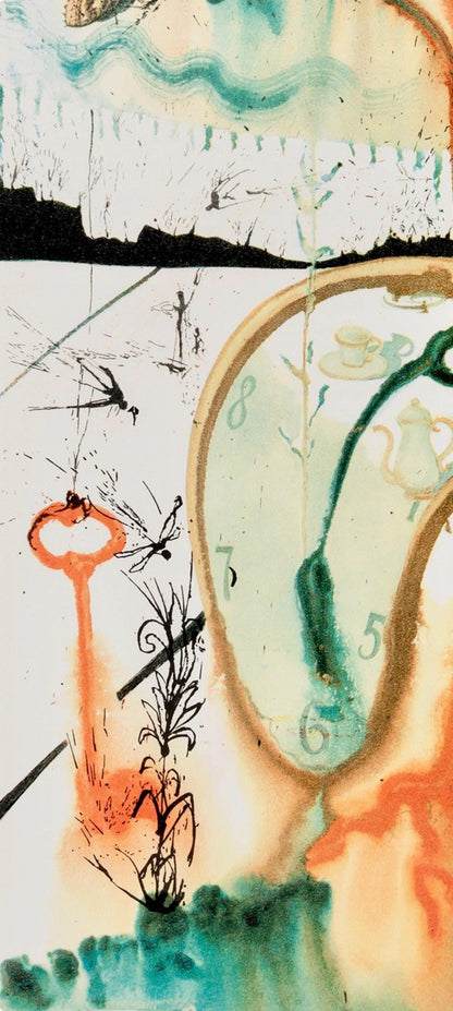 Salvador Dal, Composition (Field 69-5, A-M), Alice'S Adventures In Wonderland, Hliogravure