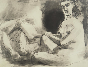 Pablo Picasso, Composition (Orozco 238), Picasso, La Flte Double, Lithograph