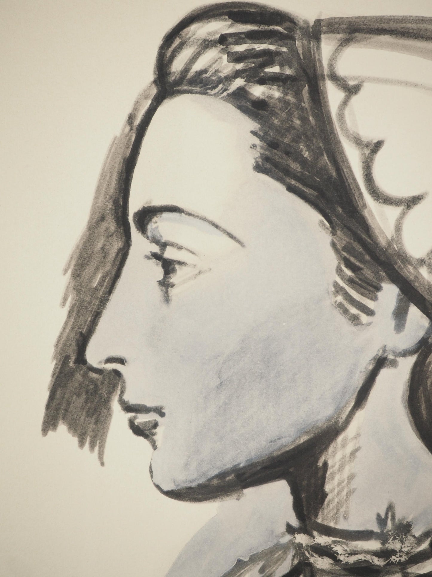 Pablo Picasso, Composition (Orozco 238), Picasso, La Flte Double, Lithograph