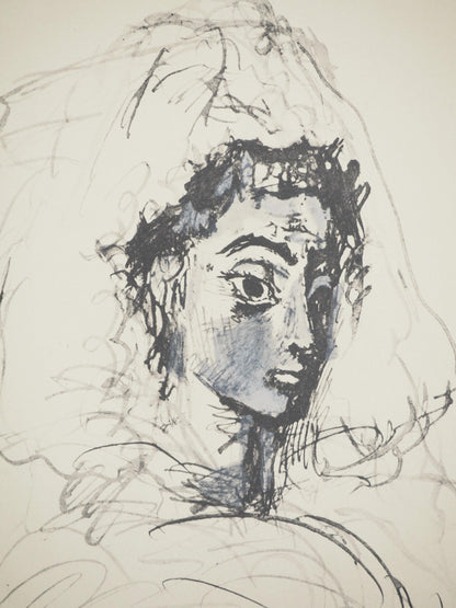 Pablo Picasso, Composition (Orozco 238), Picasso, La Flte Double, Lithograph