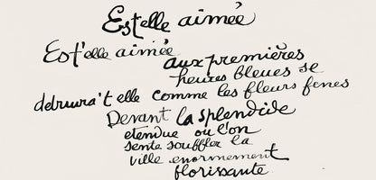 Fernand Lger, Composition (Saphire 24-38), Les Illuminations, Lithograph