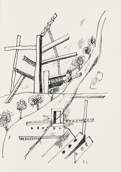 Fernand Lger, Composition (Saphire 24-38), Les Illuminations, Lithograph