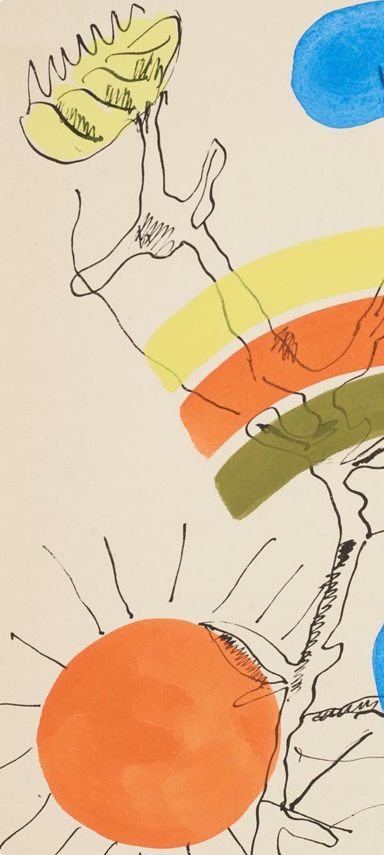 Fernand Lger, Composition (Saphire 24-38), Les Illuminations, Lithograph
