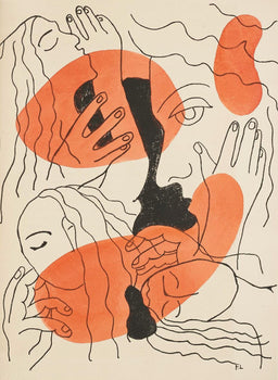 Fernand Lger, Composition (Saphire 24-38), Les Illuminations, Lithograph