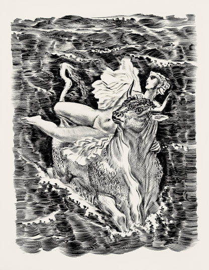 Albert Decaris, Composition, Portrait De A. Decaris, Engraving