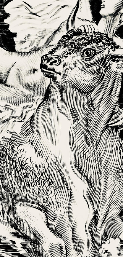 Albert Decaris, Composition, Portrait De A. Decaris, Engraving