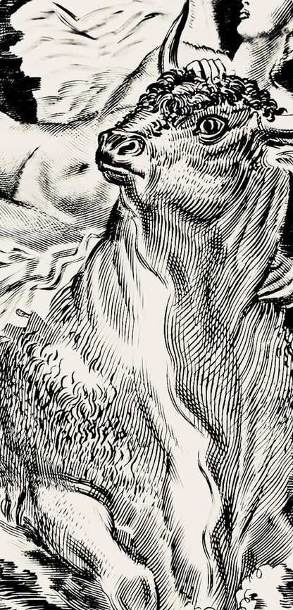 Albert Decaris, Composition, Portrait De A. Decaris, Engraving