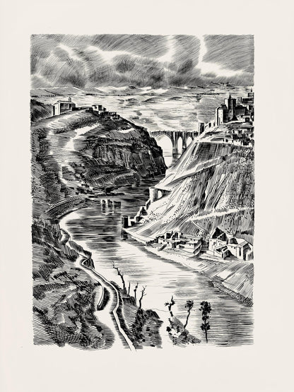 Albert Decaris, Composition, Portrait De A. Decaris, Engraving