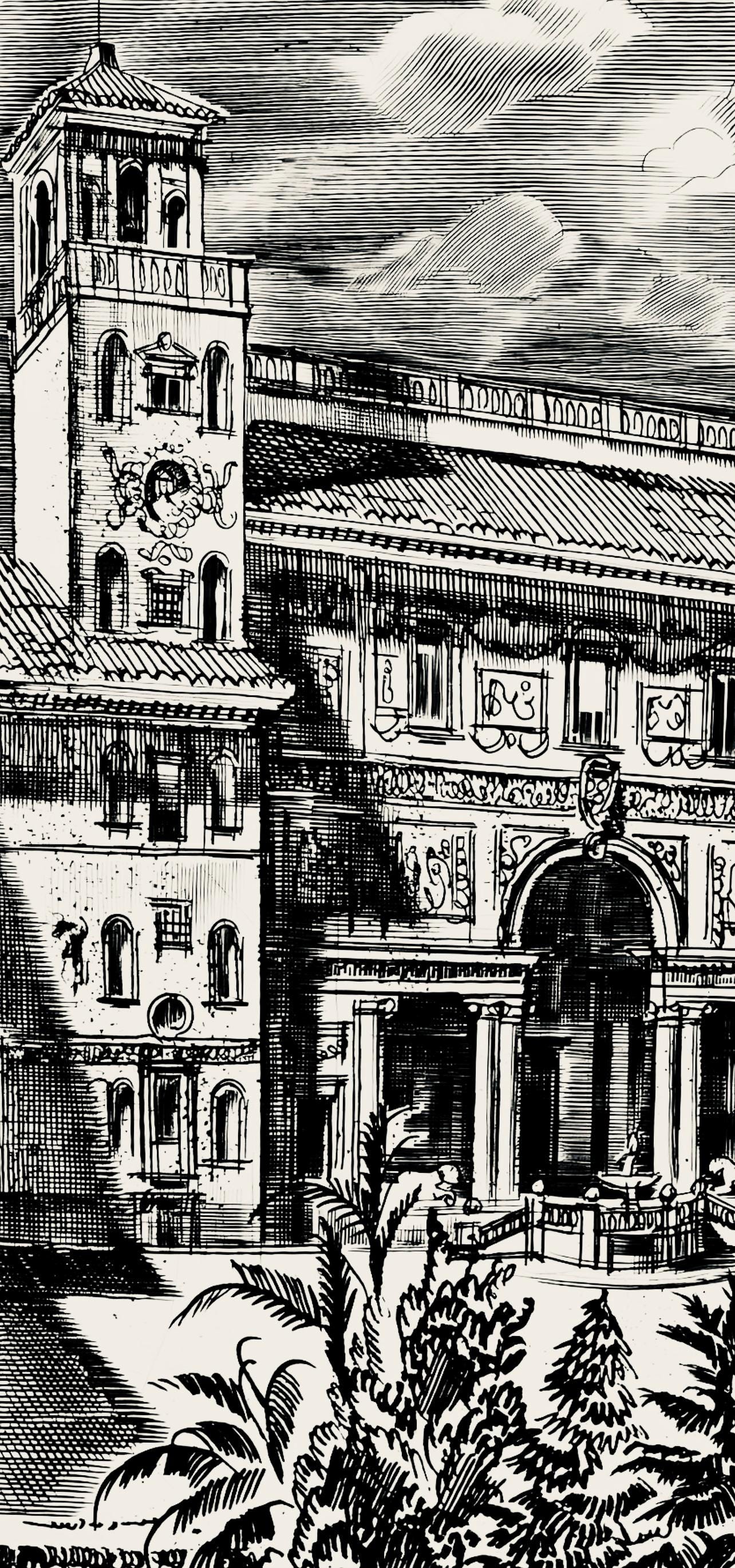 Albert Decaris, Composition, Portrait De A. Decaris, Engraving