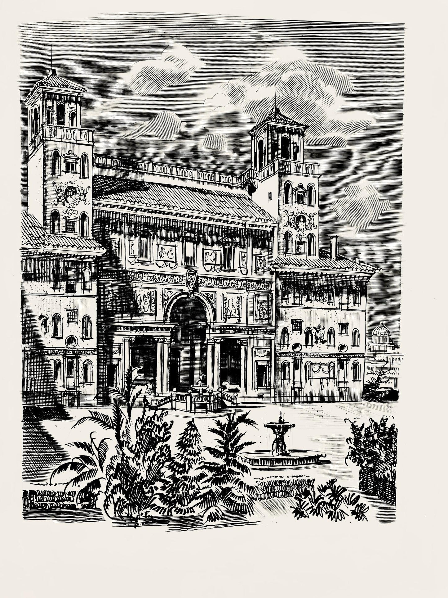 Albert Decaris, Composition, Portrait De A. Decaris, Engraving