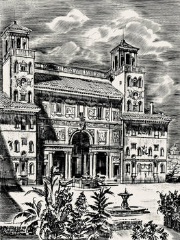 Albert Decaris, Composition, Portrait De A. Decaris, Engraving