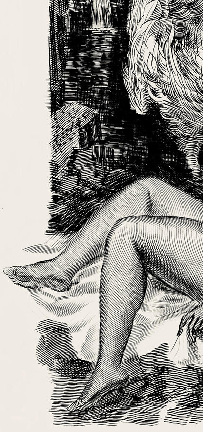 Albert Decaris, Composition, Portrait De A. Decaris, Engraving