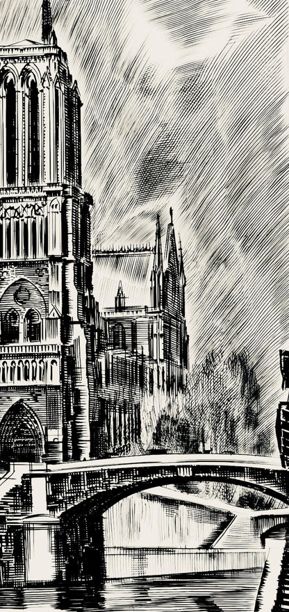 Albert Decaris, Composition, Portrait De A. Decaris, Engraving