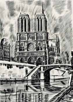 Albert Decaris, Composition, Portrait De A. Decaris, Engraving