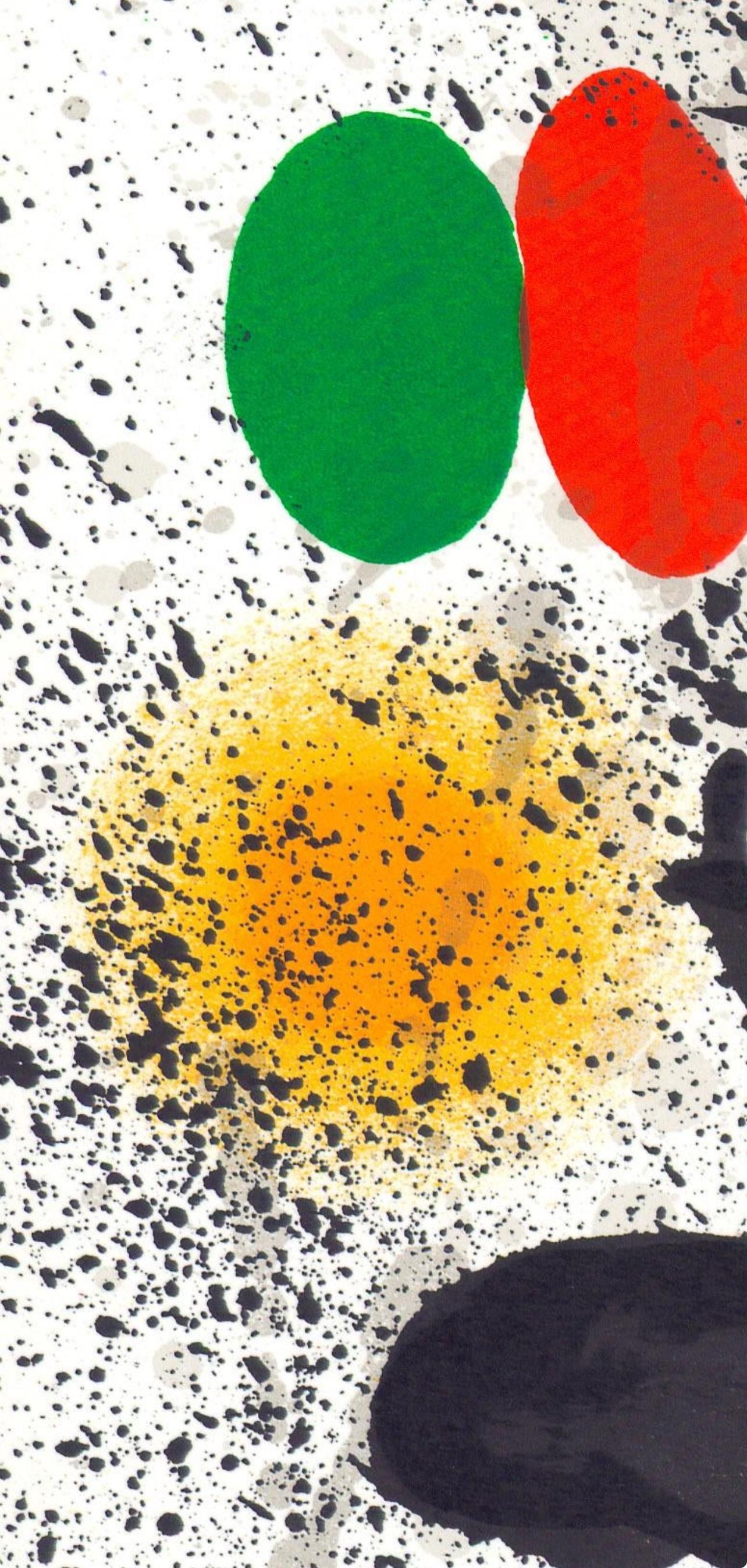 Joan Mir, Composition (Cramer 145; Mourlot, 738-740), Derrire Le Miroir, Lithograph