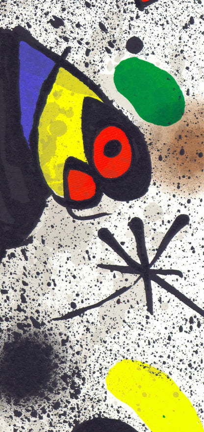 Joan Mir, Composition (Cramer 145; Mourlot, 738-740), Derrire Le Miroir, Lithograph