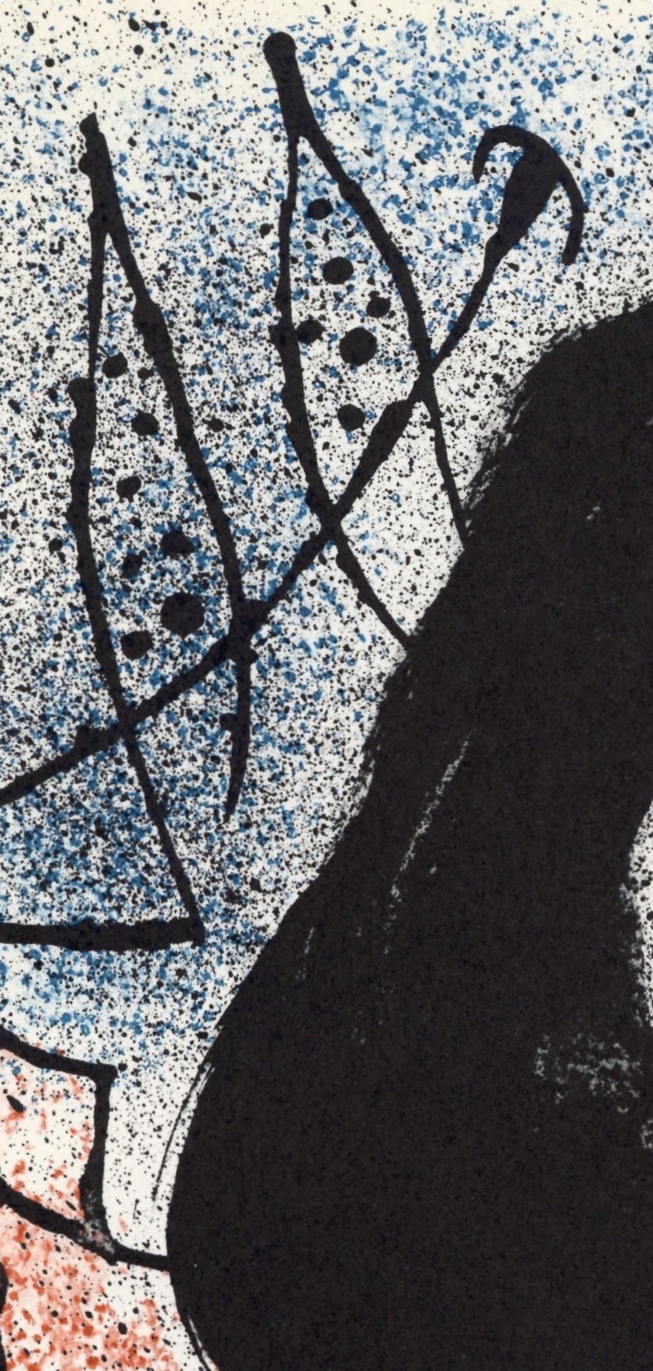 Joan Mir, Composition (Cramer 112; Mourlot 439-442), Derrire Le Miroir, Lithograph