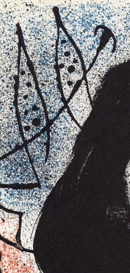 Joan Mir, Composition (Cramer 112; Mourlot 439-442), Derrire Le Miroir, Lithograph