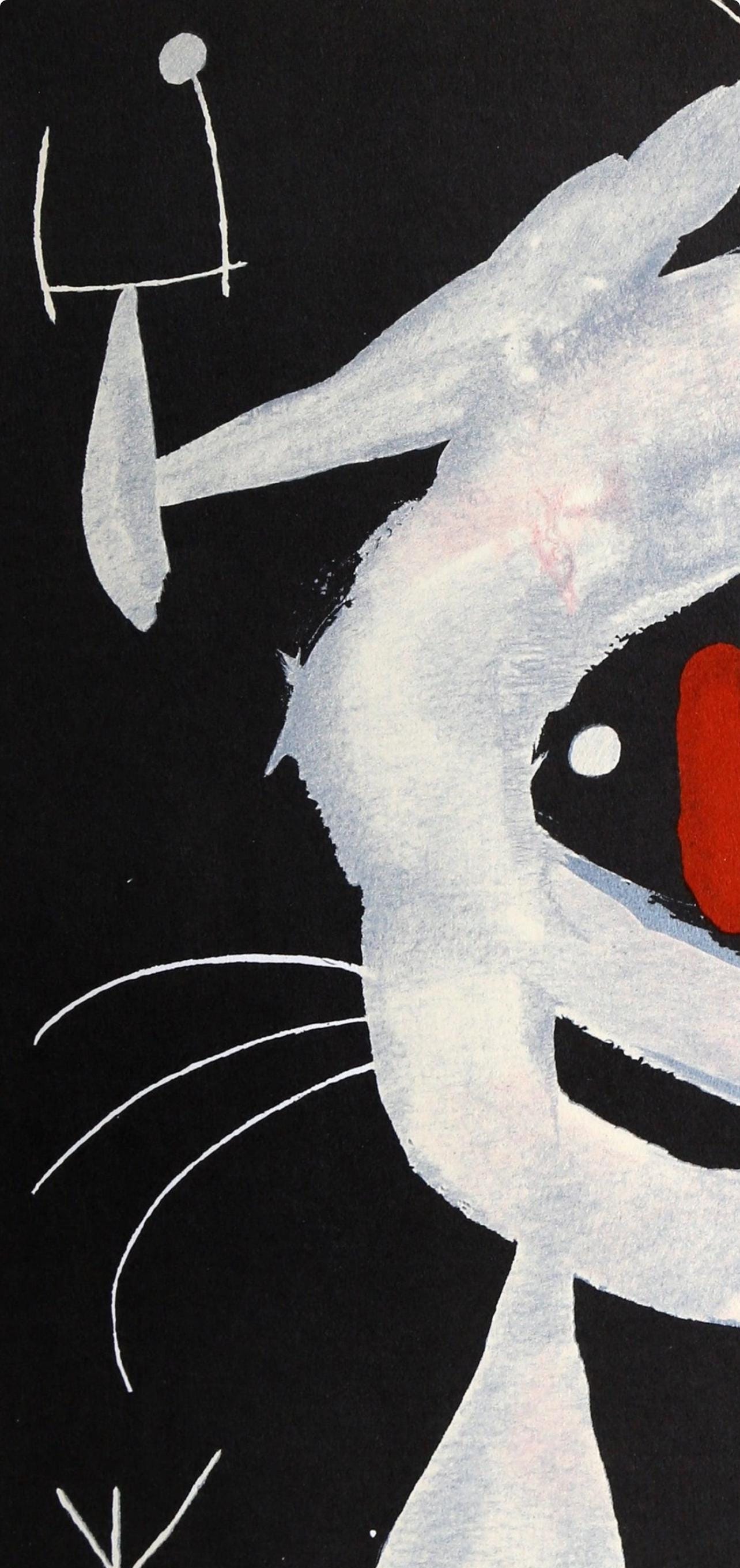 Joan Mir, Composition (Cramer 112; Mourlot 439-442), Derrire Le Miroir, Lithograph