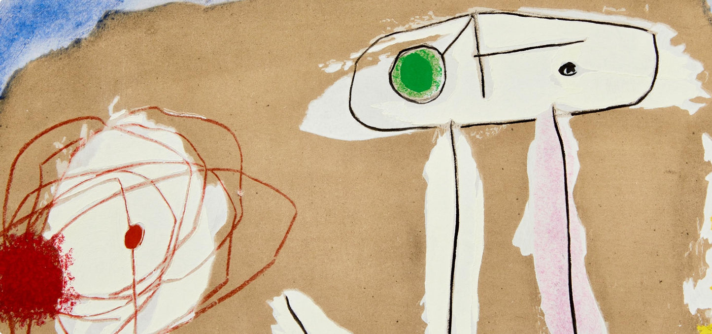 Joan Mir, Composition (Cramer 103; Mourlot 382-383), Mir Cartones 1956-1965, Lithograph