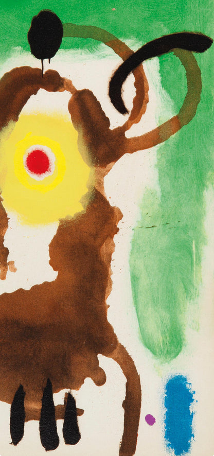 Joan Mir, Composition (Cramer 69; Dupin 292; Mourlot 286-294), Mir 1959-1960, Lithograph