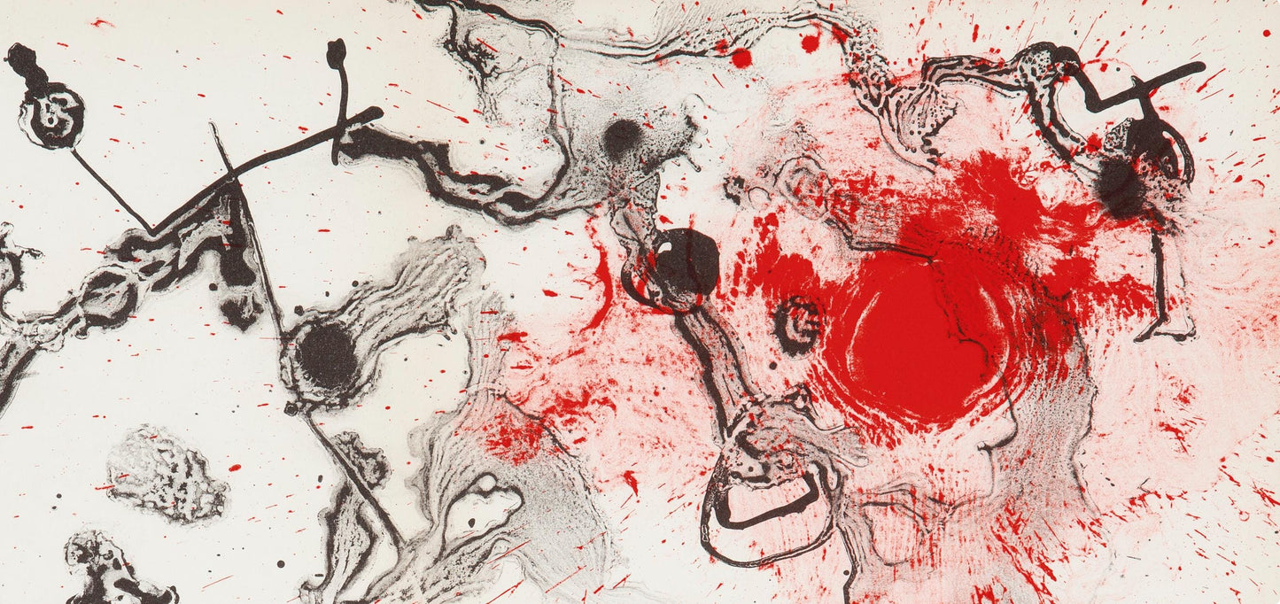 Joan Mir, Composition (Cramer 69; Dupin 292; Mourlot 286-294), Mir 1959-1960, Lithograph