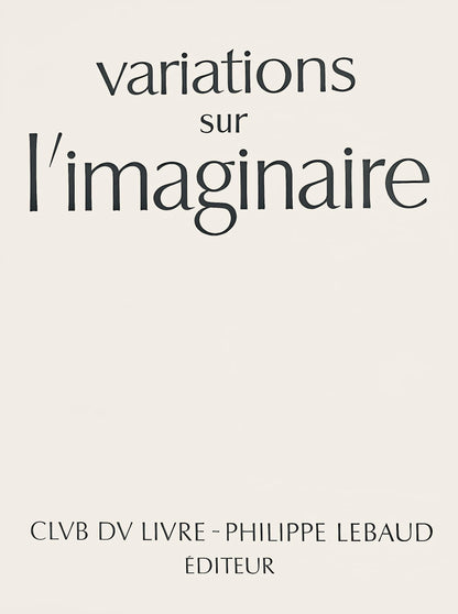 Lucien Coutaud, Composition, Variations Sur L'Imaginaire, Lithograph