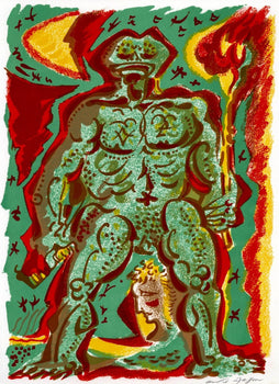 Andr Masson, Composition, Variations Sur L'Imaginaire, Lithograph