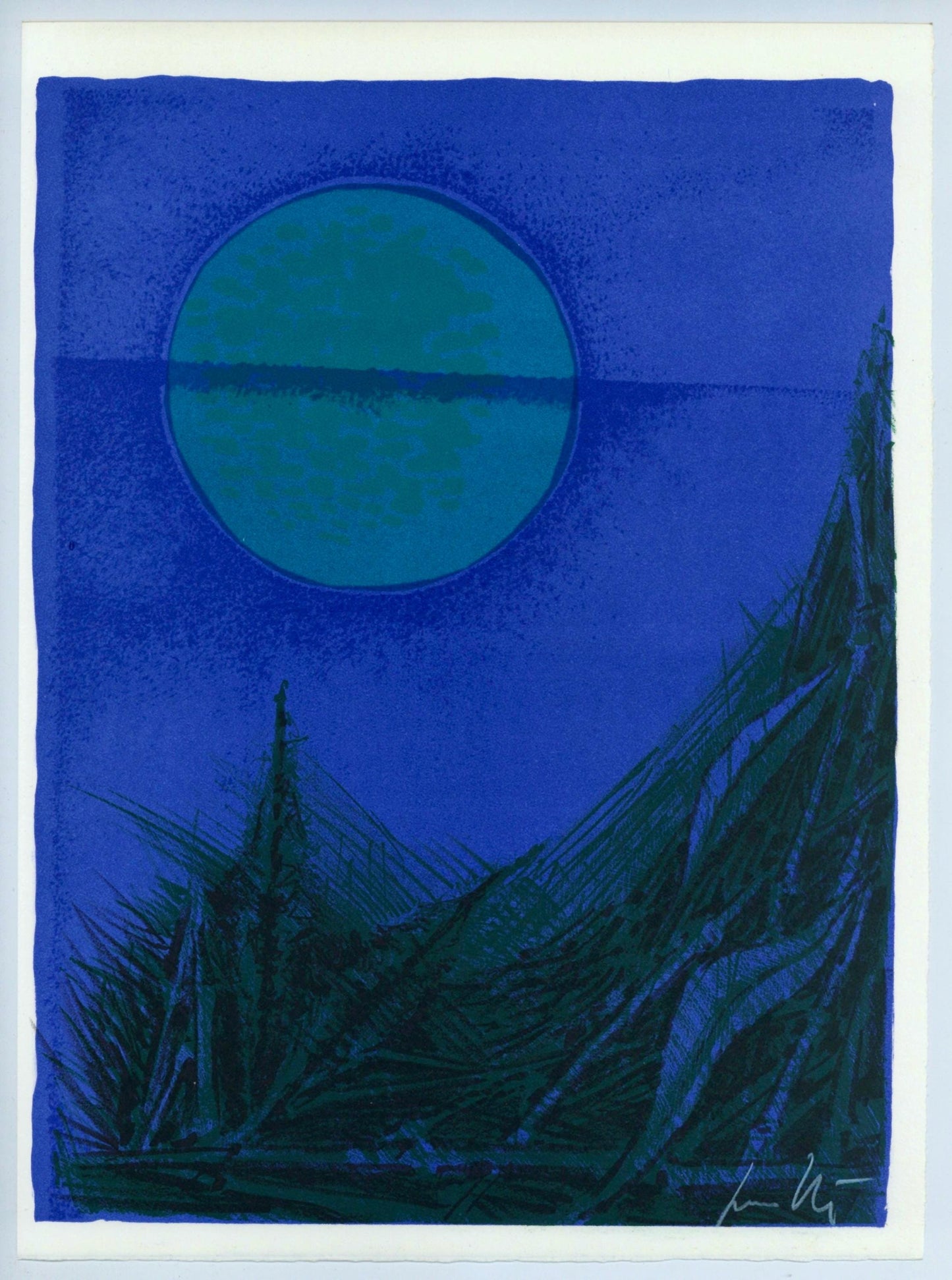 Cesare Peverelli, Composition, Variations Sur L'Imaginaire, Lithograph