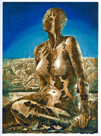 Pierre Lambert Lamy, Composition, Variations Sur L'Imaginaire, Lithograph