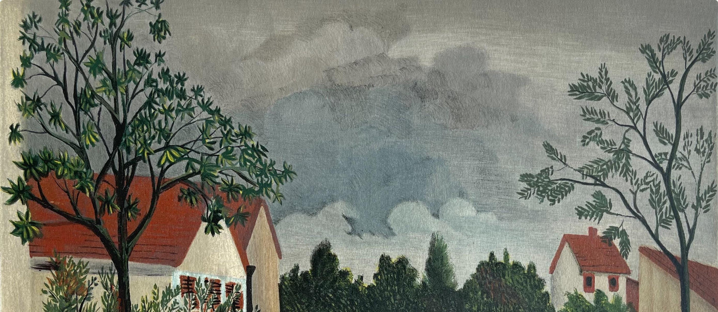 Henri Rousseau, La Rue, Derrire Le Miroir, Lithograph